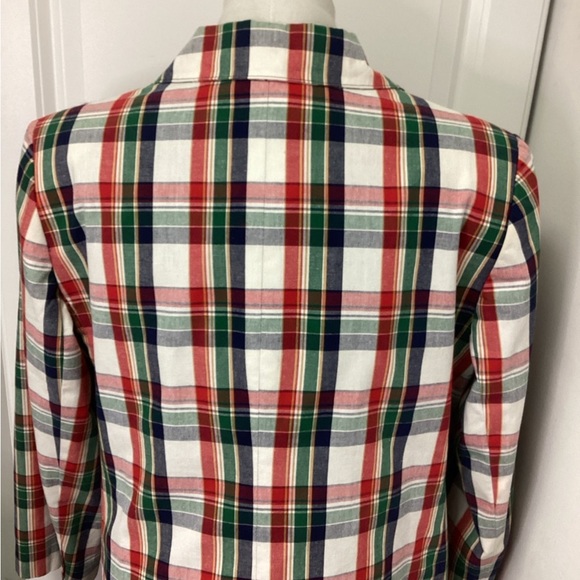 Objectives for Women Vintage Two Button Front Lapel Plaid Blazer, size EU38 - Picture 10 of 10